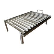 Parrilla Tipo “V” en Acero Inoxidable 304 – Especial para Cajas Chinas, Mesones de Concreto o Asadores Fijos