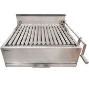 Parrilla Empotrable con Sistema de Elevación Manual – Acero Inoxidable 304